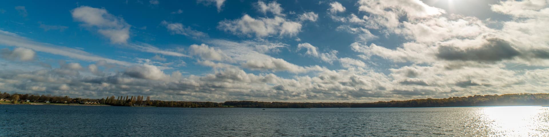 Le lac du Der à Giffaumont-Champaubert, Marne, France