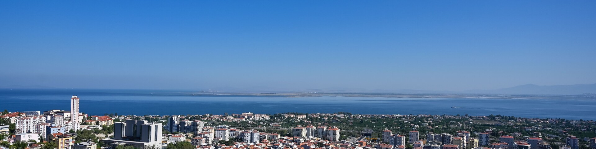 View of İzmir Gulf at morning