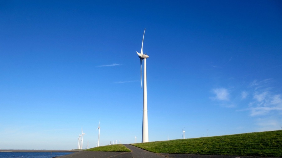 Windmills. Green energy.
