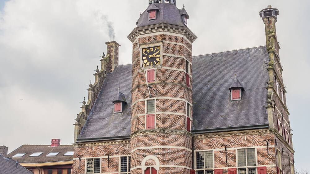 Medieval building of museum het Petershuis in Gennep