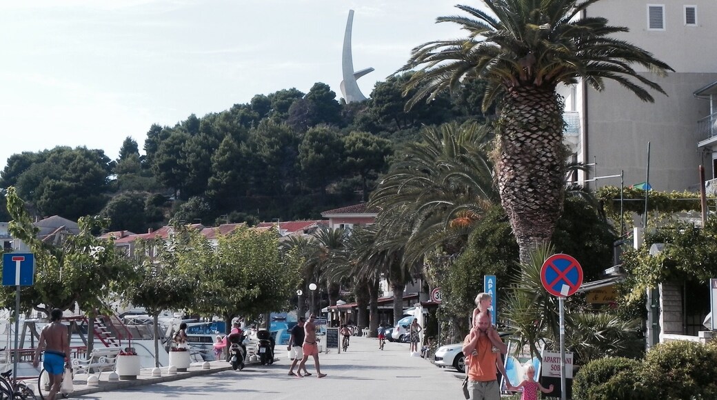 The famous seagull in Podgora.