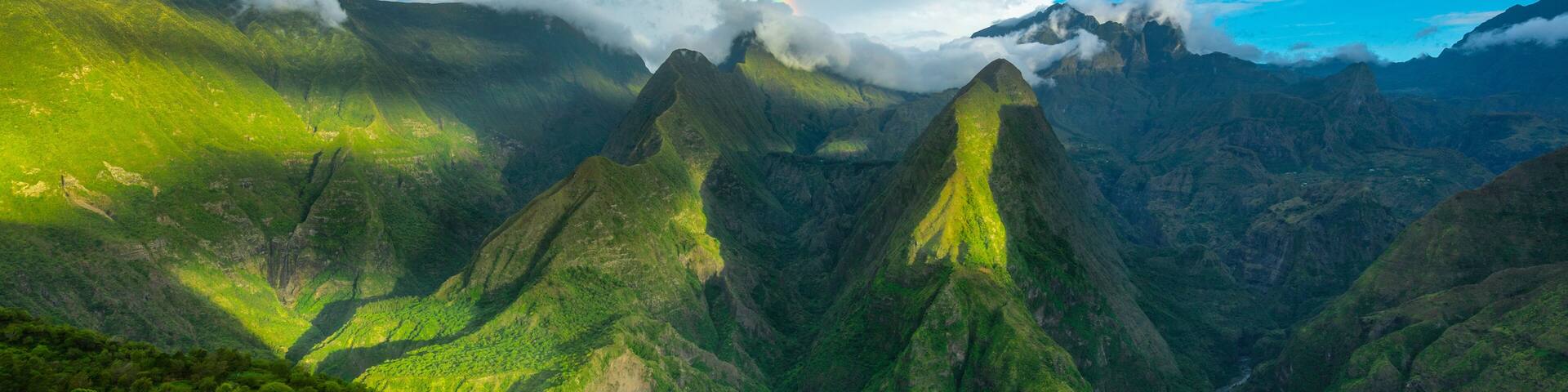 Rainbow over Cap Noir, Dos D'Ane, La Possession, Reunion Island