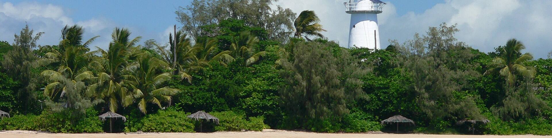 Lighthouse at Low Isles in Far North Queensland, Australia