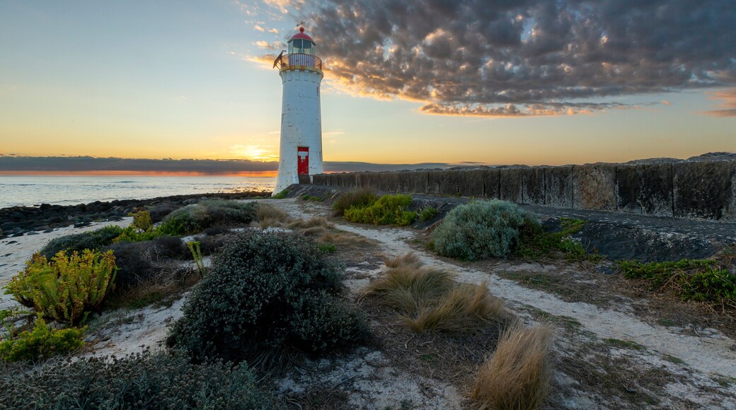 Port Fairy Lighthouse On Griffiths Island Victoria Australia near the Great Ocean Road