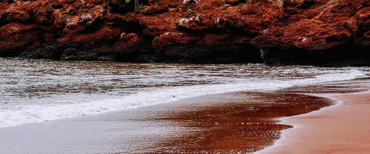 The islands of the Galapagos each have there own unique character. Rabida is known for its beautiful and distinctive red sand. #LifeAtExpedia