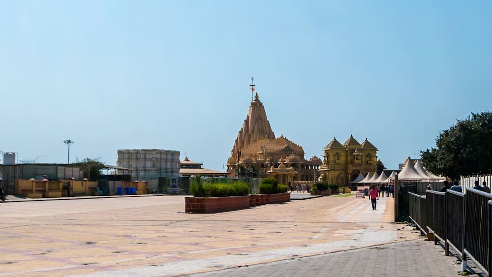 The Somanath temple or Deo Patan, is a Hindu temple located in Prabhas Patan, Veraval in Gujarat, India.