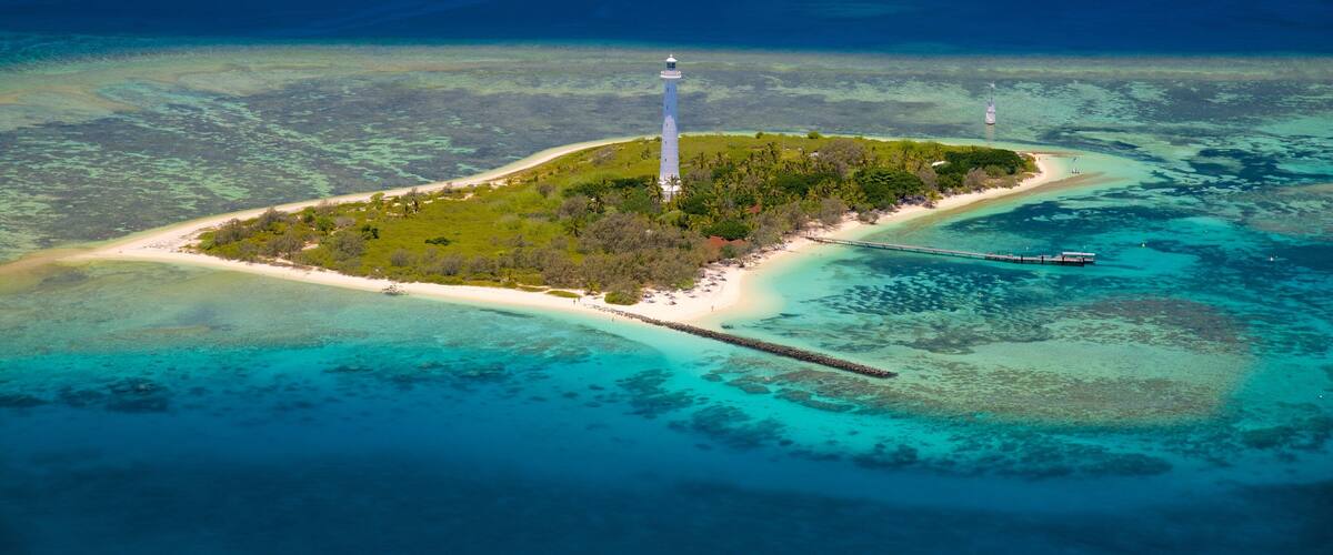 Noumea caratteristiche di paesaggio tropicale, vista dell\'isola e vista del paesaggio