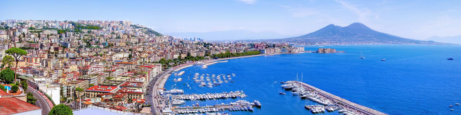 the beautiful coastline of napoli