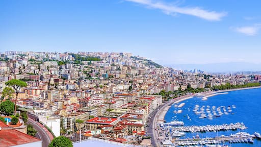 the beautiful coastline of napoli