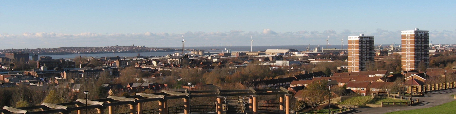 a view of over the sea