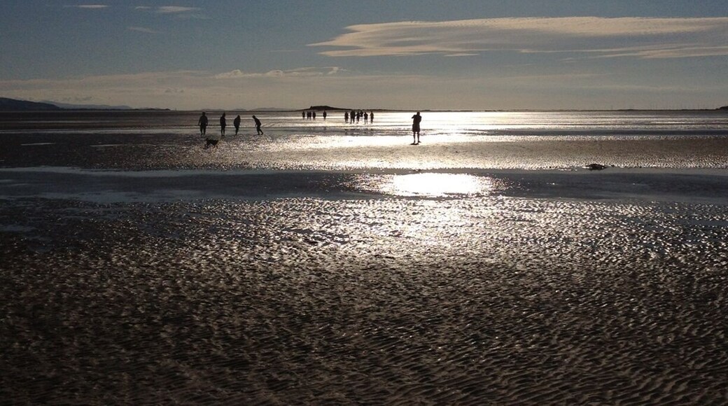 The walk out to Hilbre Island. Check the tide times though!