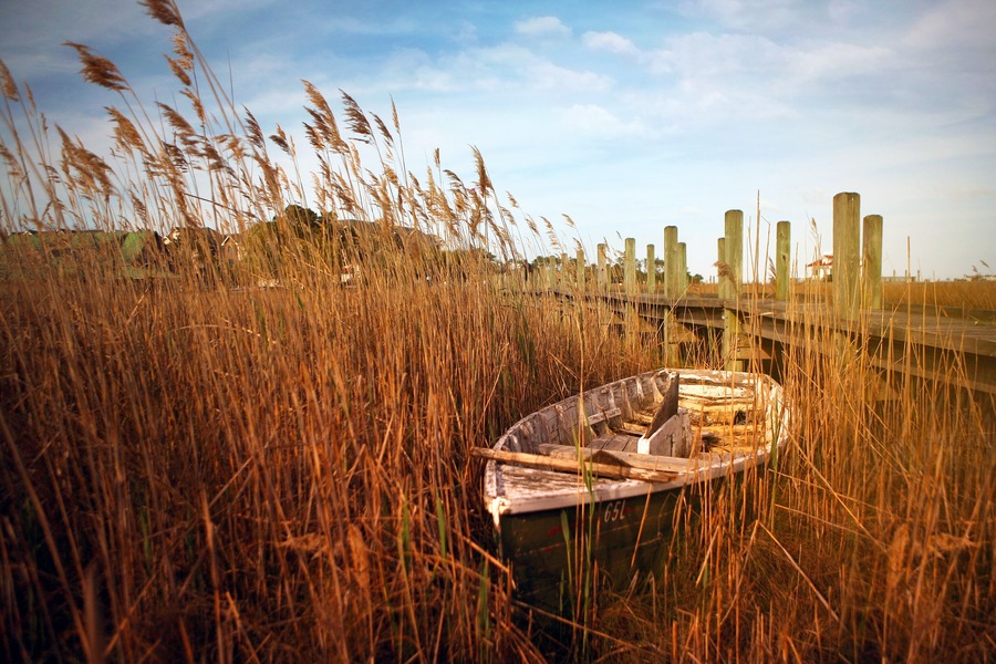 Roanoke Island Festival Park, Outerbanks NC, USA. Soft blurry background.