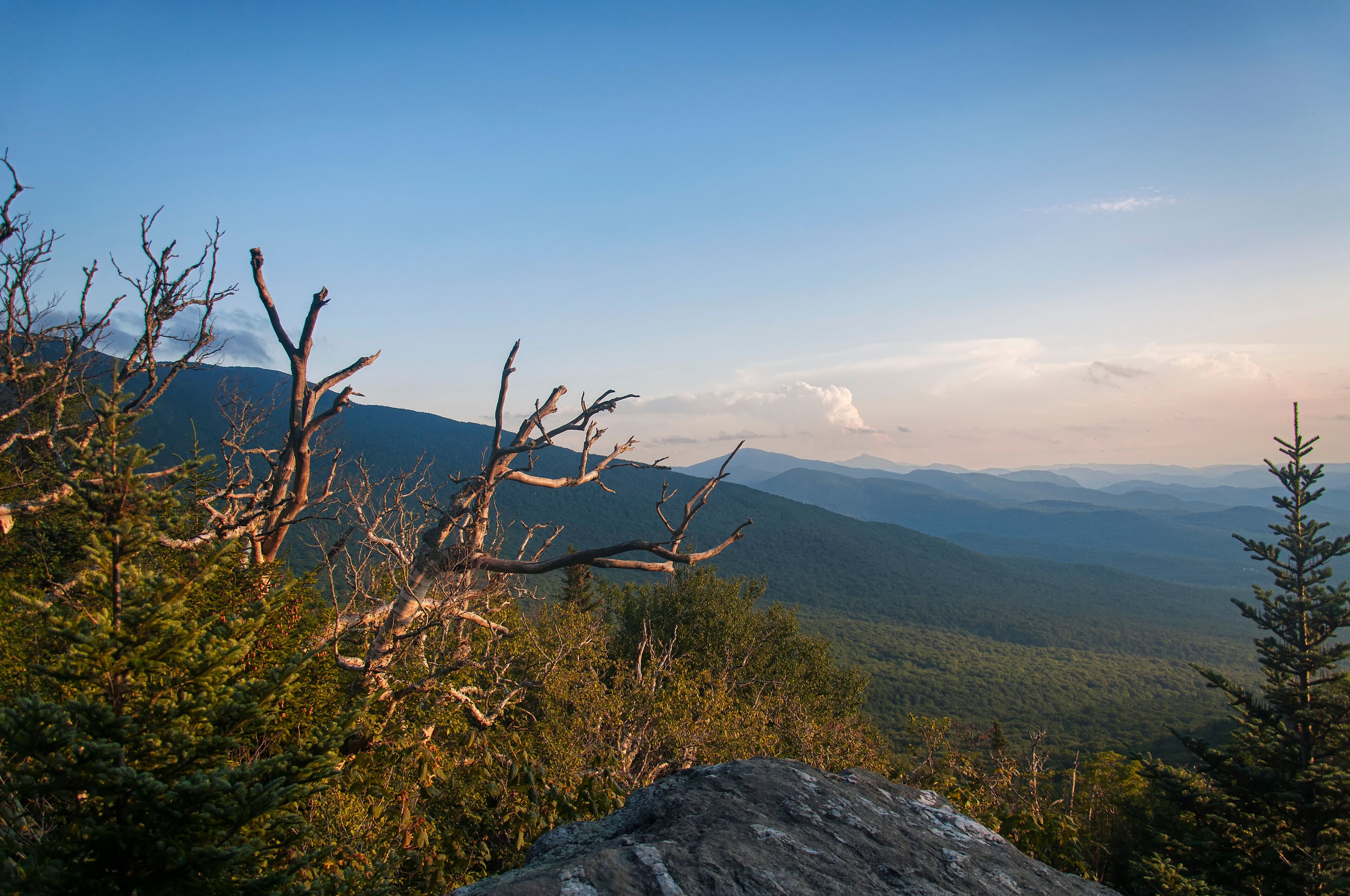 Mount mansfield Landscape and sunset