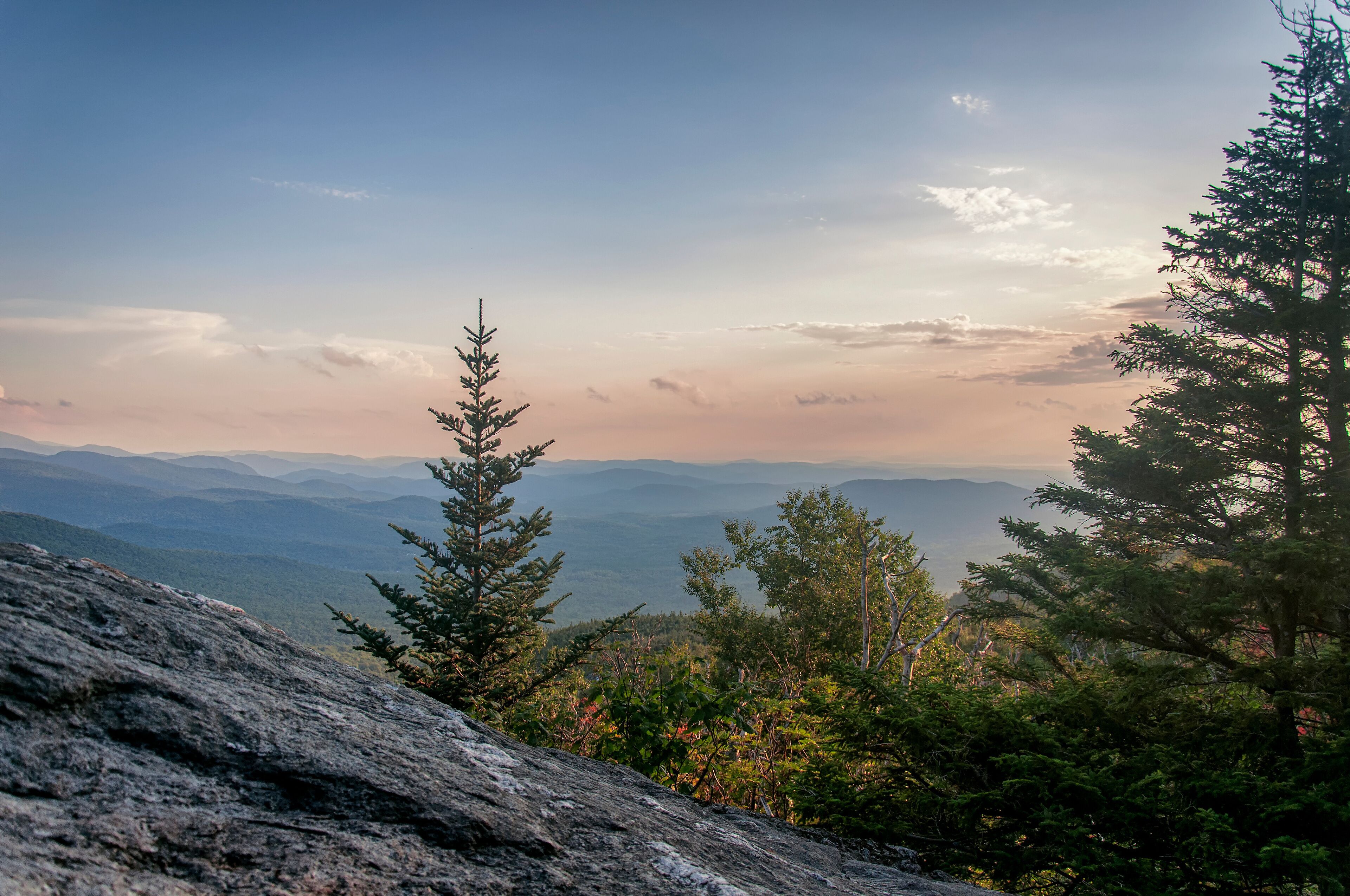 Mount mansfield Landscape and sunset