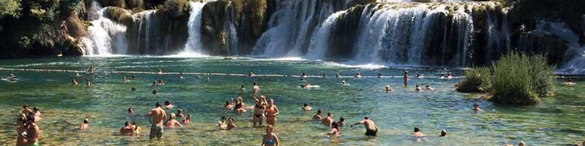Krka National Park is a well-known nature spot in Croatia. Comprising more than 800+ species of fauna and flora across its 100 square kilometers of area, it’s a place of exceptional natural value.
The highlight are the swimmable Skradinski Buk waterfalls. These are a set of 400-meter wide magnificent waterfalls that end up in stunning natural pools, reflecting the green of the surrounding lush vegetation. One of the most incredible sights I’ve ever seen!
#nature #waterfalls #croatia
More amazing sights on my Croatia road trip:
http://www.geekyexplorer.com/croatia-road-trip-guide/