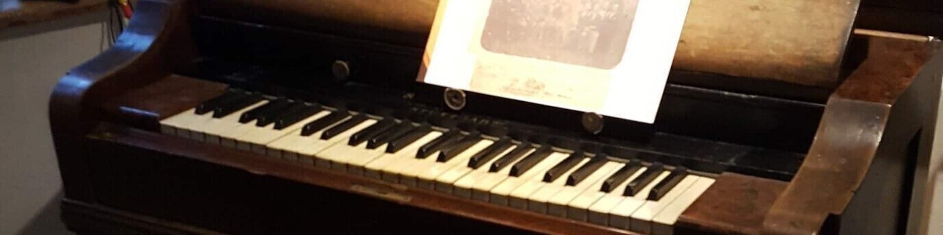 The Schoolhouse of Arnsdorf is where Franz Xaver Gruber, who was a teacher at the school, composed the melody to Silent Night. It was originally written by Joseph Mohr as a poem in 1818. This is part of the upper floor museum in the school room.
-2017