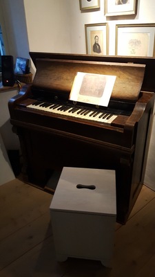 The Schoolhouse of Arnsdorf is where Franz Xaver Gruber, who was a teacher at the school, composed the melody to Silent Night. It was originally written by Joseph Mohr as a poem in 1818. This is part of the upper floor museum in the school room.
-2017