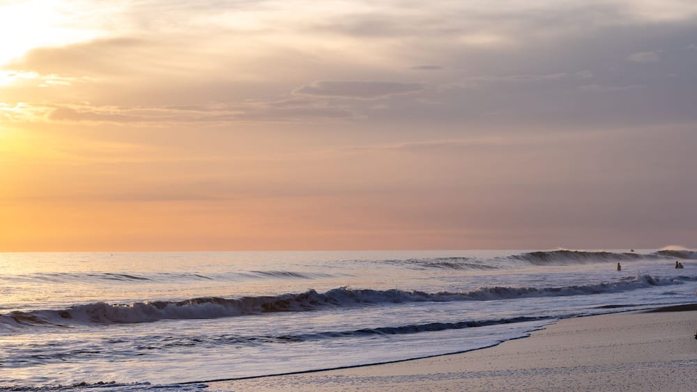 sunset at Monterrico Guatemala