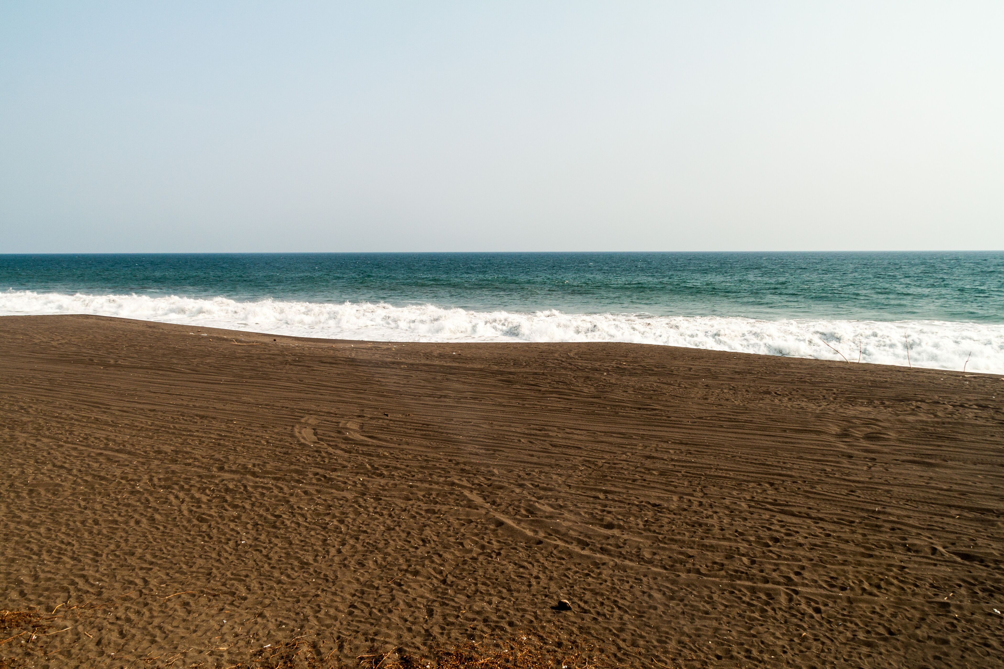 Beach in Monterrico village, Guatemala