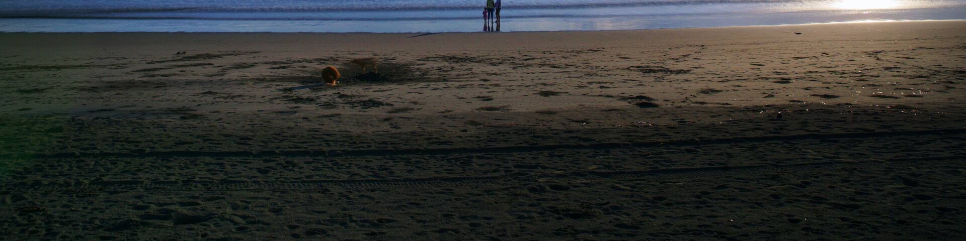 Early morning calmness in Sabang Beach.