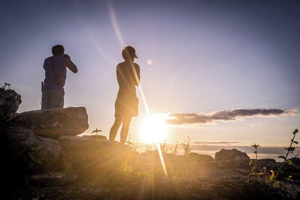 El Mirador is a relatively unknown archaeological site in Northern Guatemala. It is so isolated, that you have to walk for 5 days through the jungle to visit it.

A paradise for every adventure lover!

Check the article I wrote about it:
http://bit.ly/1vuAHcs