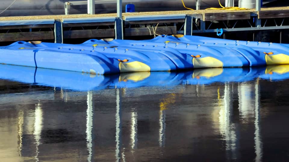 Winterized Floats at Table Rock State Park