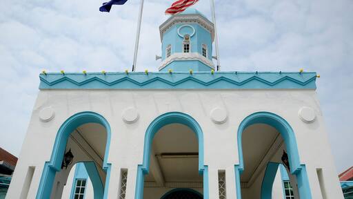 Masjid Jamek Dato Bentara Luar in Batu Pahat, Johor, Malaysia