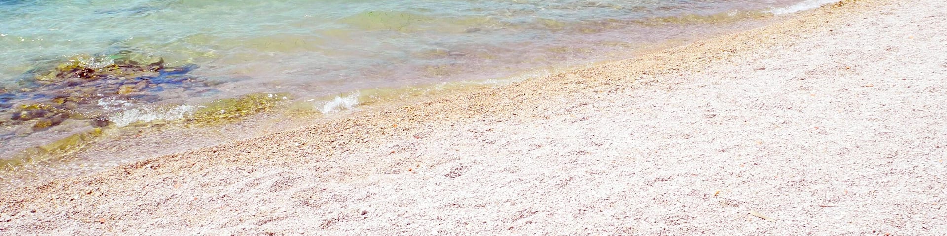 Beach in Srima, Croatia.