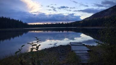 On our way back to Jasper. Around Vanderhoof. We stayed here for a night, it started to freeze and snow. Great Rec Site