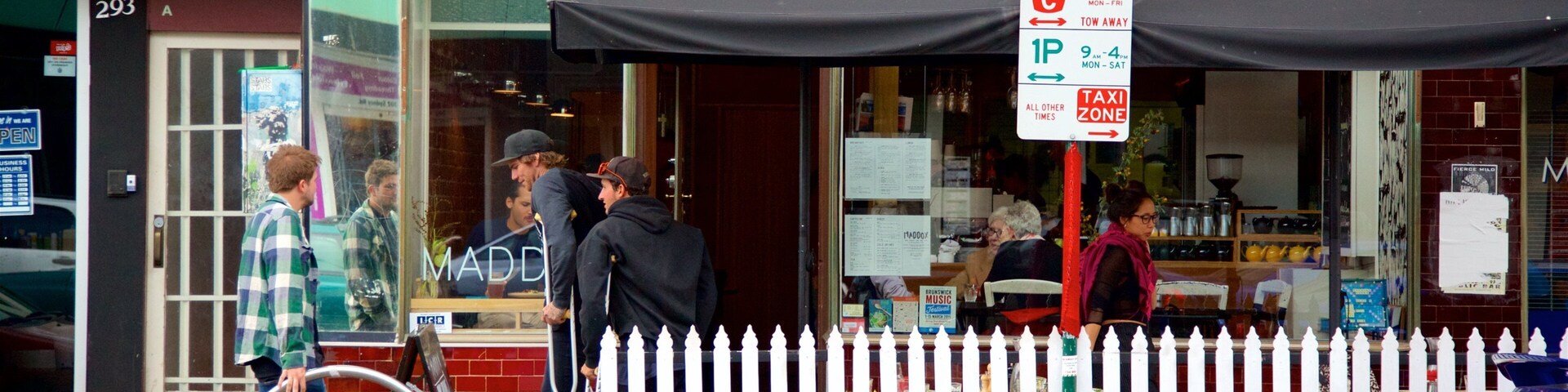 Brunswick as well as a small group of people