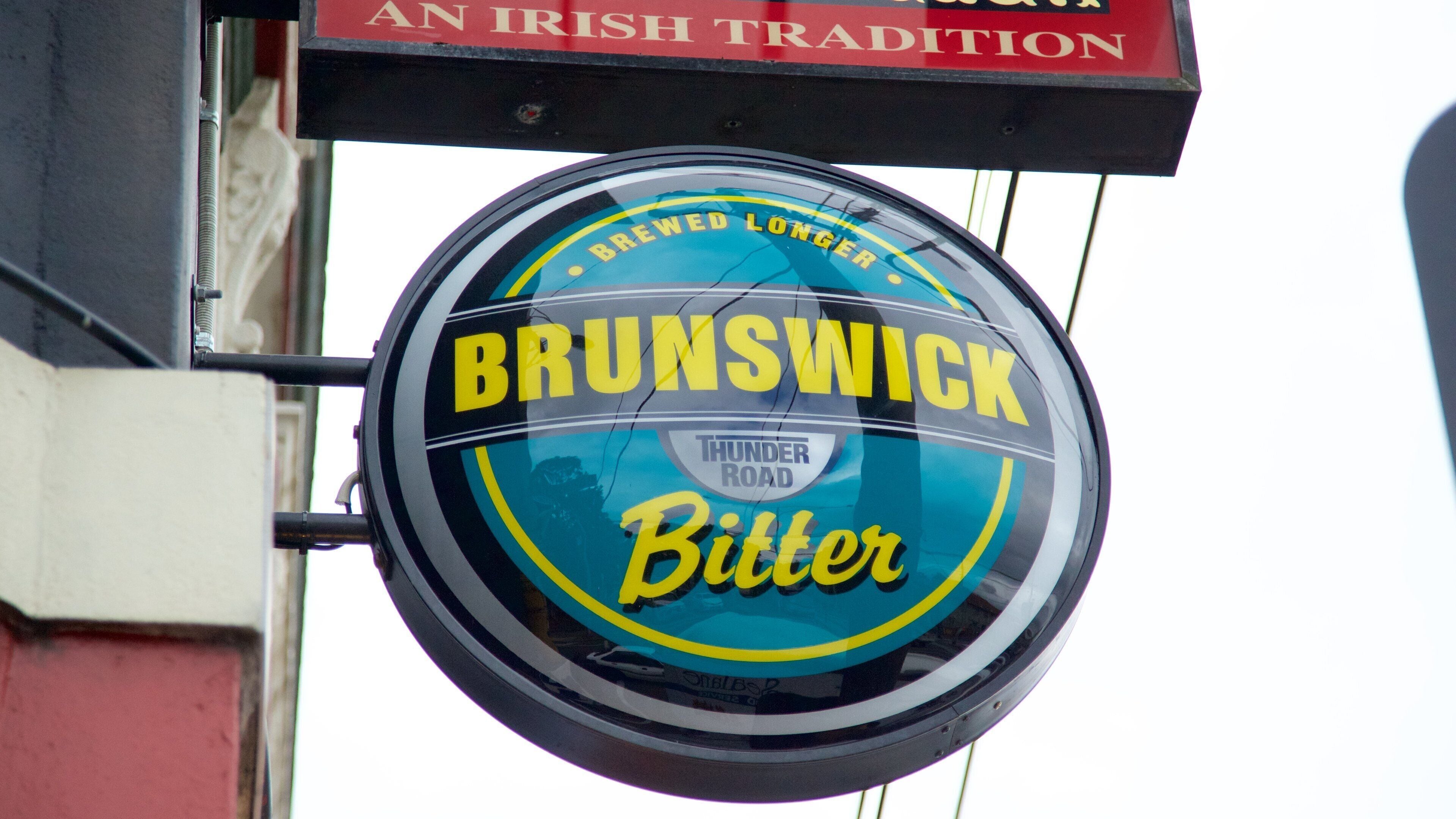 Brunswick featuring signage