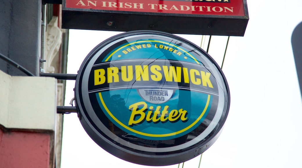 Brunswick featuring signage