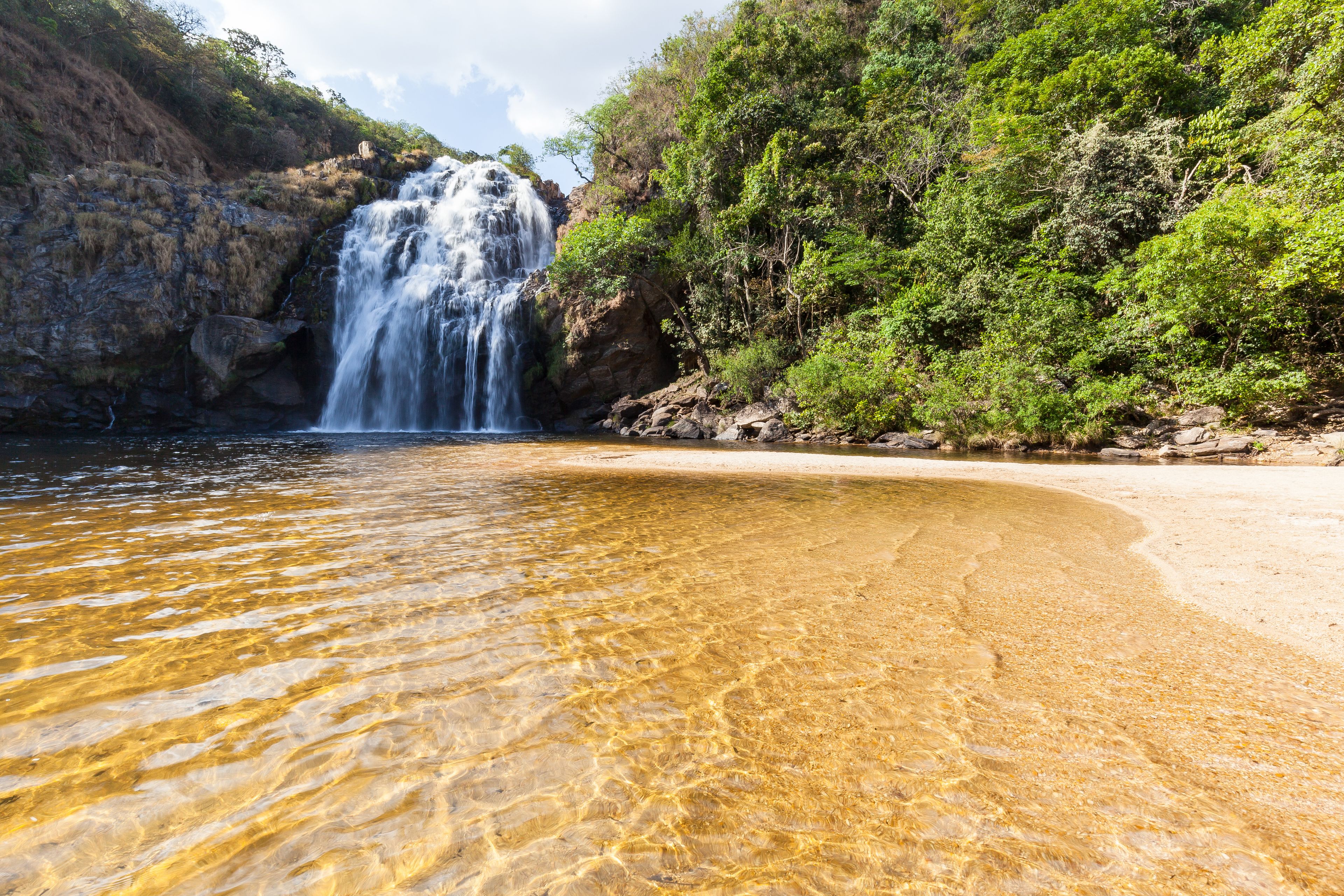 'Maria Augusta" waterfall at Sao Joao Batista do Gloria, Minas Gerais, Brazil