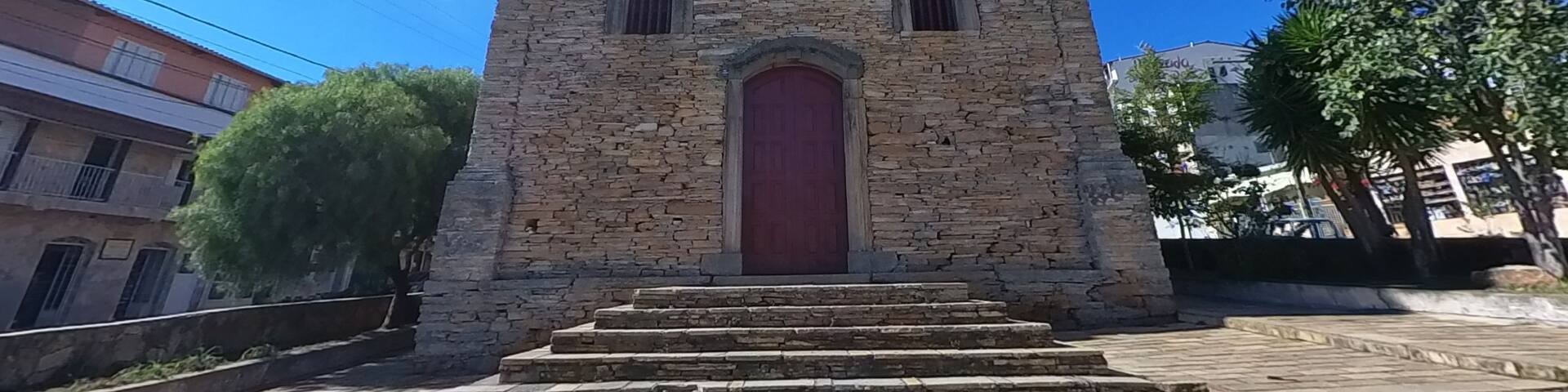 Stone Church (Nossa Senhora do Rosario) in Sao Thome das Letras, Minas Gerais, Brazil