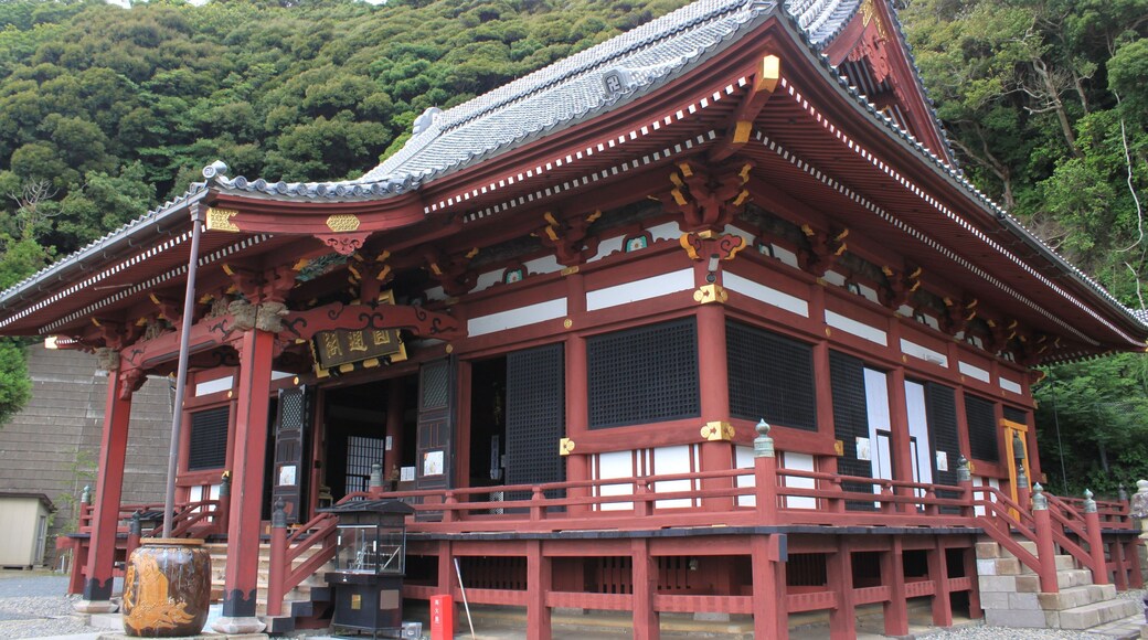 Kannon-dō (Main hall) of Nago-ji temple in Tateyama, Chiba