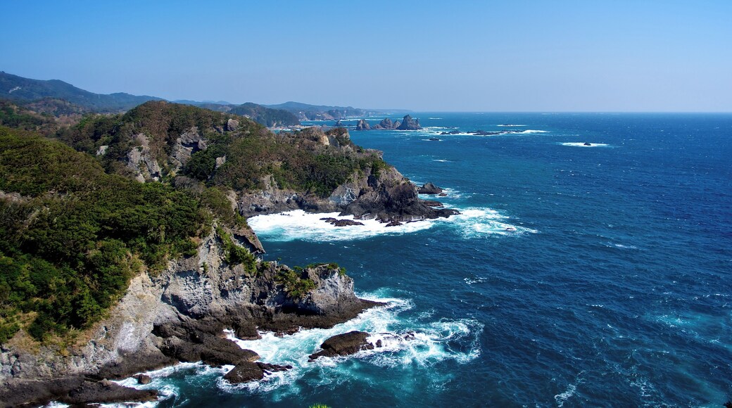 The ENE view from Cape Iro.