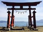Shrine at Lake Tazawa, Akita prefecture