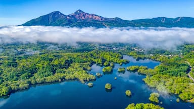 Mt. Bandai and Lake Onogawa, Japan,Fukushima Prefecture,Kitashiobara, Fukushima