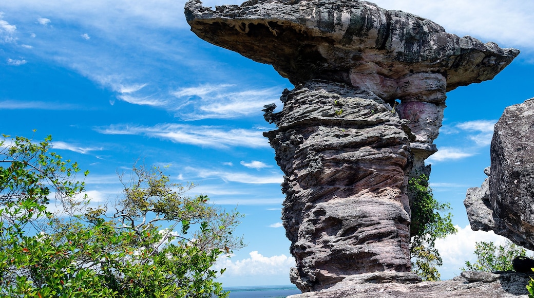 Pylon Stone. Monte Alegre PA. Amazônia, Brazil. Sculpted by nature 120 meters above the Amazon River