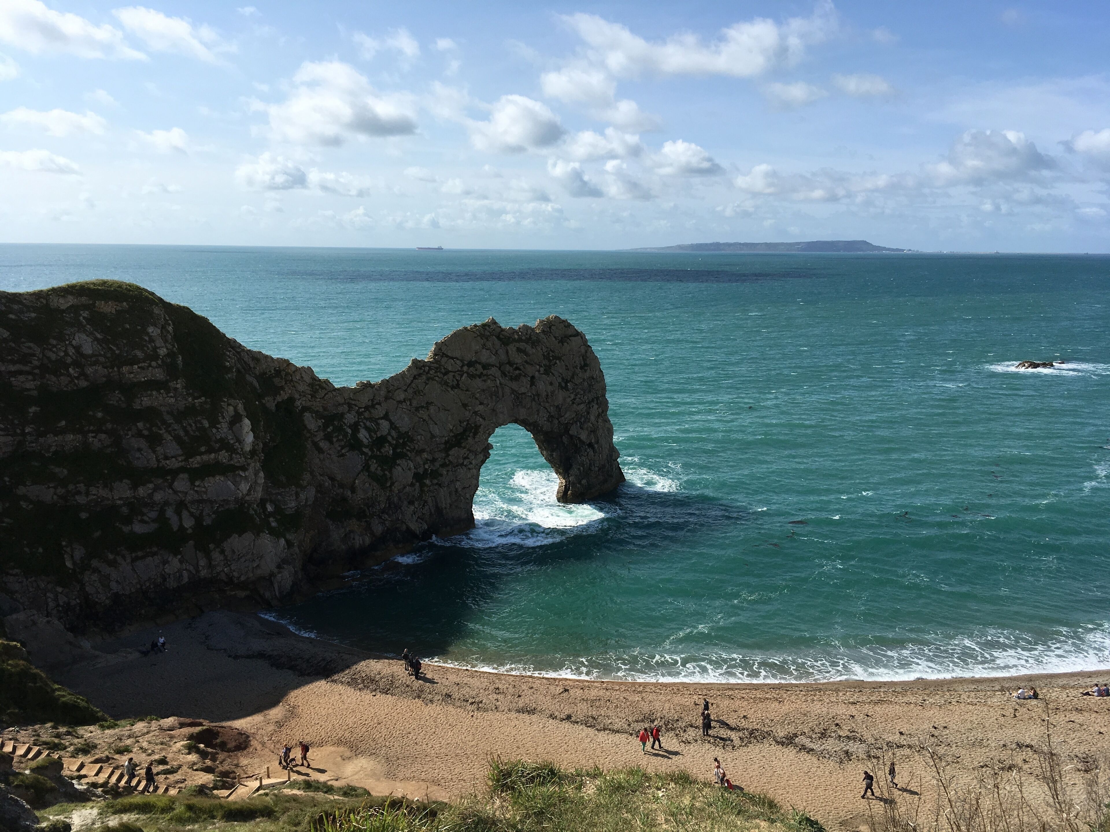 Durdle door, lulworth cove on the jurassic coastline of england