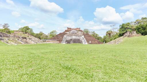 The elaborate ruins of Comalcalco in Tabasco, Mexico, is the western-most Mayan city and the only ever built of brick