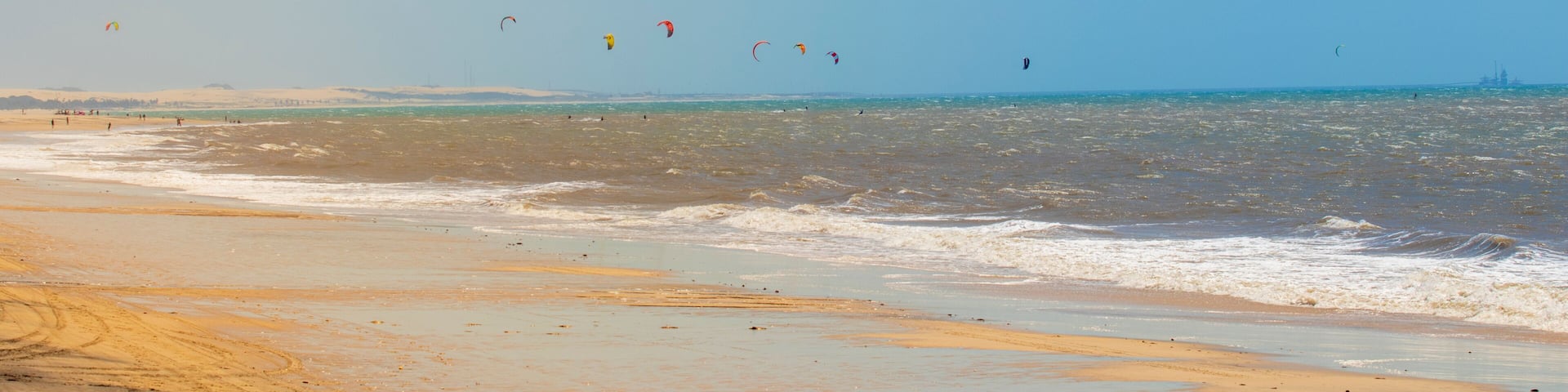 landscape beach of Cumbuco, Ceará - Brazil