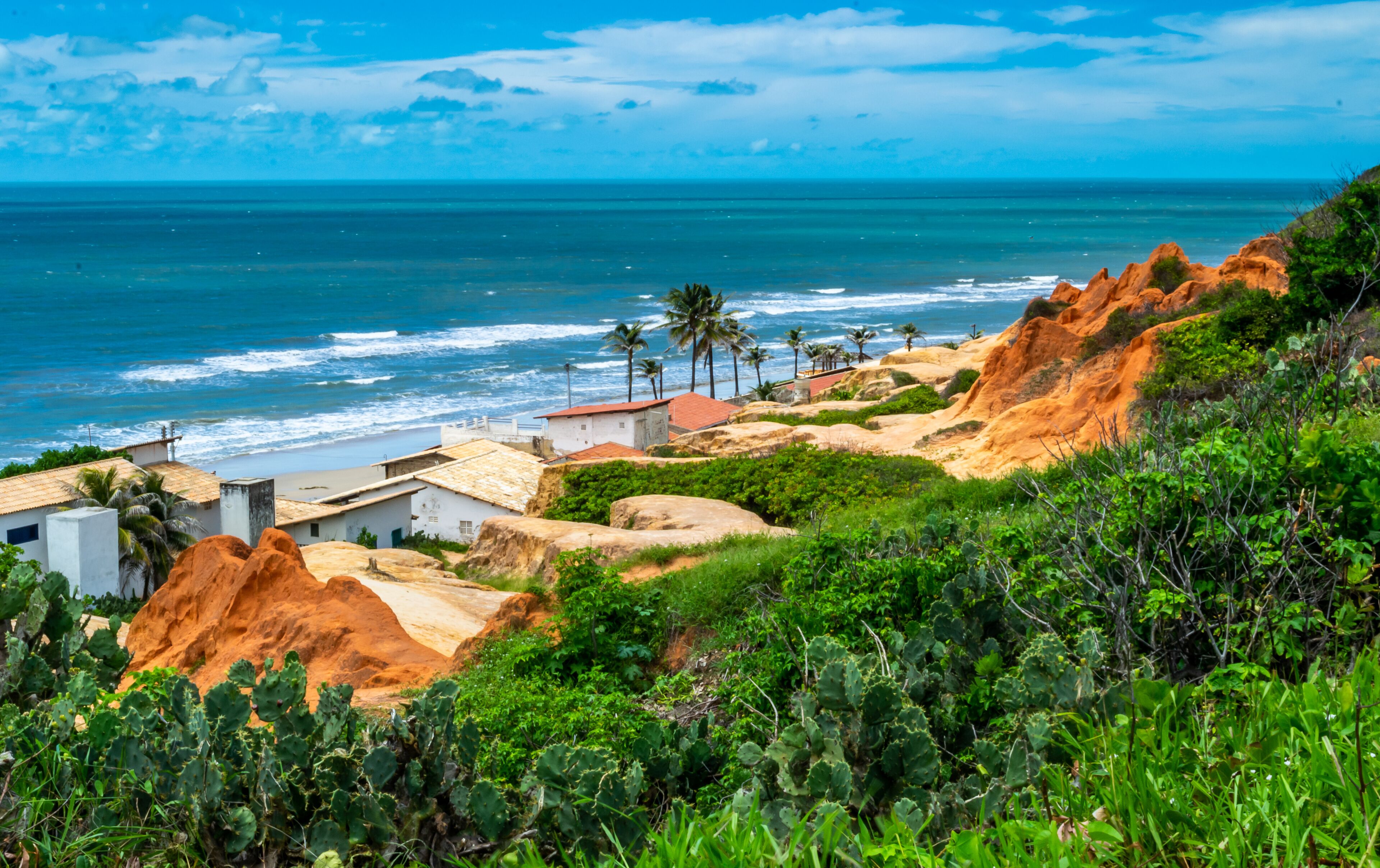 Beaches of Brazil - Morro Branco Beach - Ceara state