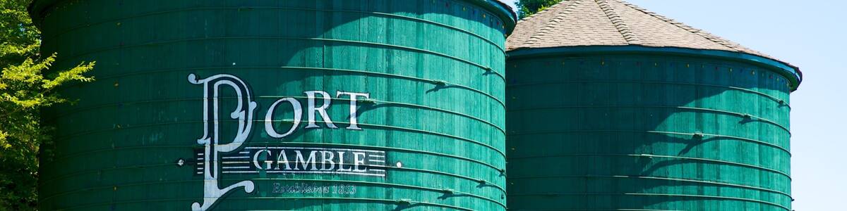 Port Gamble featuring signage
