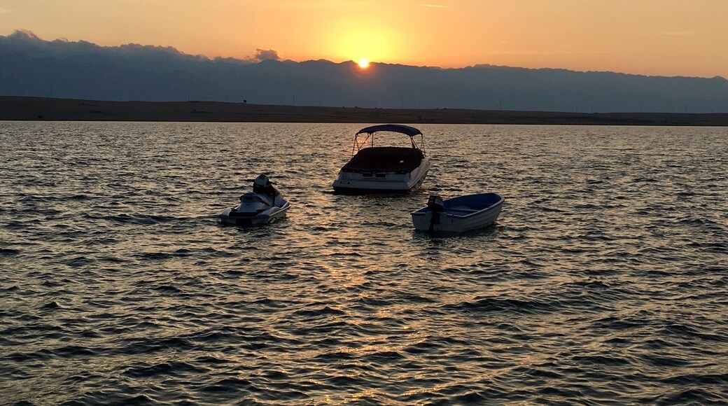 Sunrise over Pag island