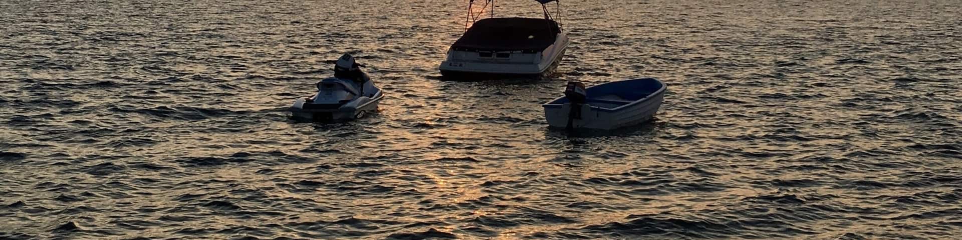 Sunrise over Pag island