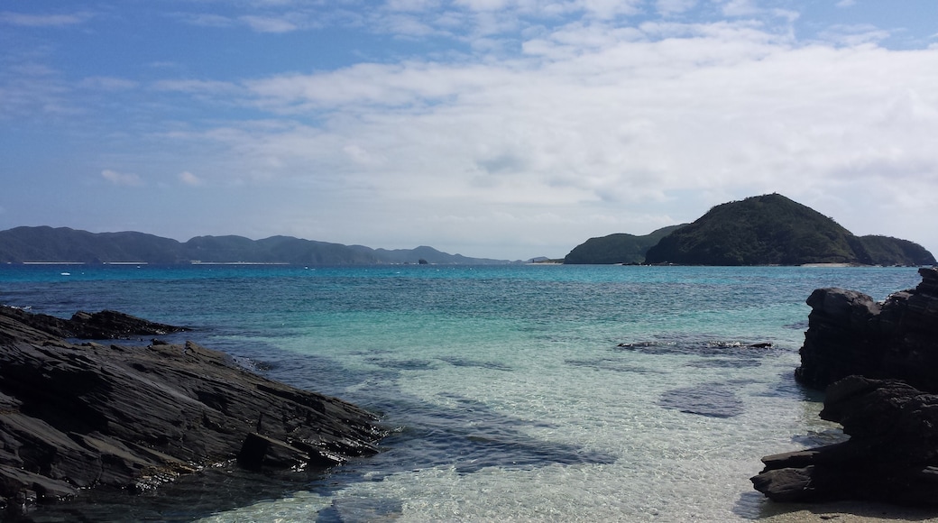 View of the ocean from Zamami Island, Okinawa, Japan. October 2015.