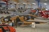 A Canadair Sabre Mk. VI (and lots of other airplanes) seen from the viewing gallery at the War Eagles Air Museum.