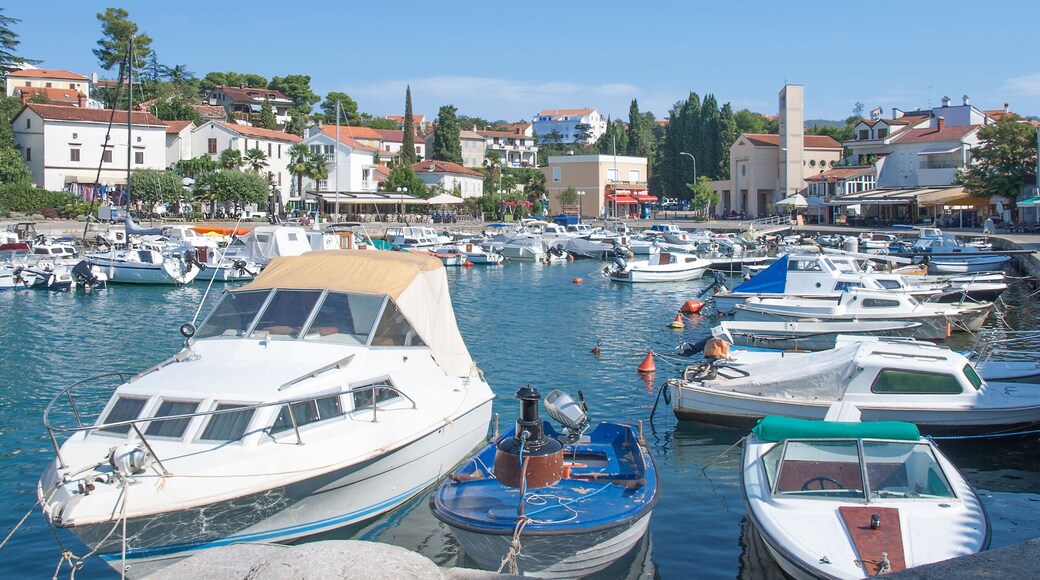 im Urlaubsort Malinska-Dubasnica auf der Insel Krk,Adria,Kroatien