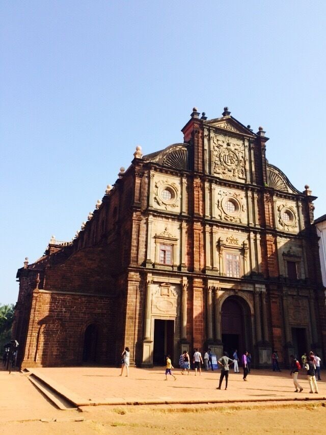 A large, historic church with intricate carvings and a prominent entrance.